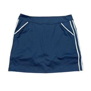 NEW Inphorm Skort Women's Medium Navy Blue Elastic Waist Tennis Golf Athletic